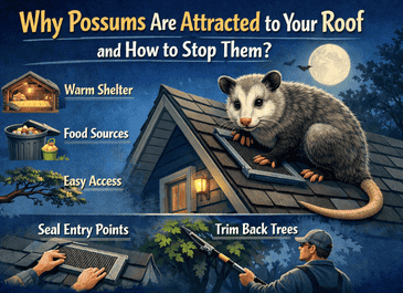 Why Possums Are Attracted to Your Roof and How to Stop Them?